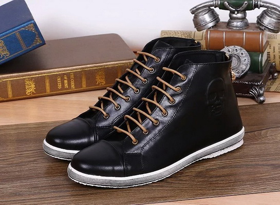 Alexander McQueen High-Top Fashion Men Shoes--003